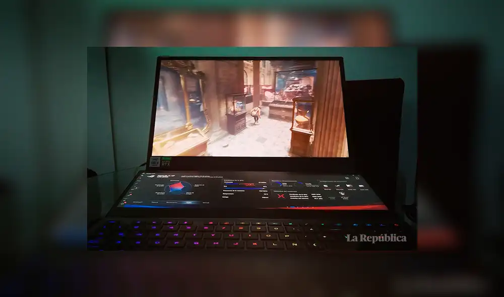 Software incluido oportuno (no es el típico bloatware). Foto: LR. Software incluido oportuno (no es el típico bloatware). Foto: LR.