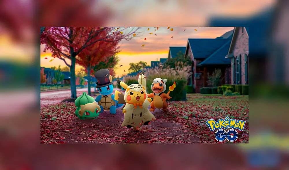 Halloween 2019 trae disfraces de Mimikyu, Cubone, Yamask y Shedinja para Pikachu, Charmander, Squirtle y Bulbasaur Halloween 2019 trae disfraces de Mimikyu, Cubone, Yamask y Shedinja para Pikachu, Charmander, Squirtle y Bulbasaur