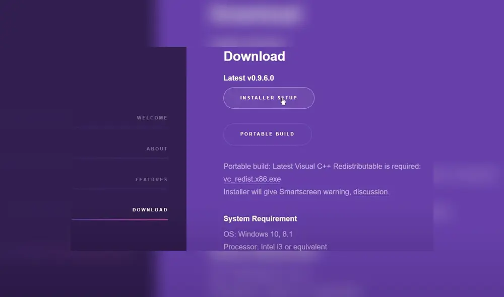 Baja el programa en tu pc o laptop. Foto: Captura / rocksdanister.