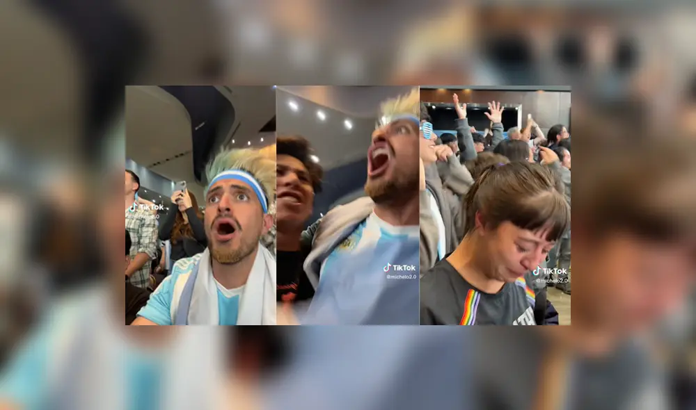Video de hincha y su reacción al último penal de Argentina en la final del mundial Qatar 2022 se hace viral. Foto: composición LR Video de hincha y su reacción al último penal de Argentina en la final del mundial Qatar 2022 se hace viral. Foto: composición LR