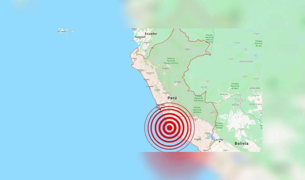 Ica: sismo de 4,9 grados remeció esta noche Pisco