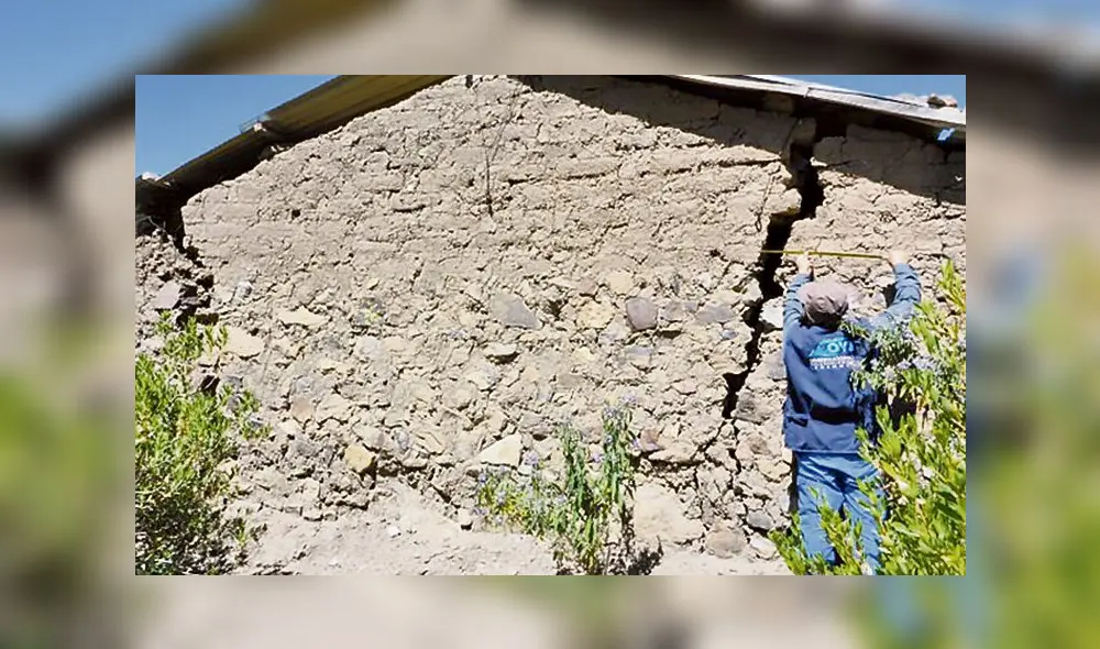daños. Viviendas en Tassa se agrietaron por deslizamientos.