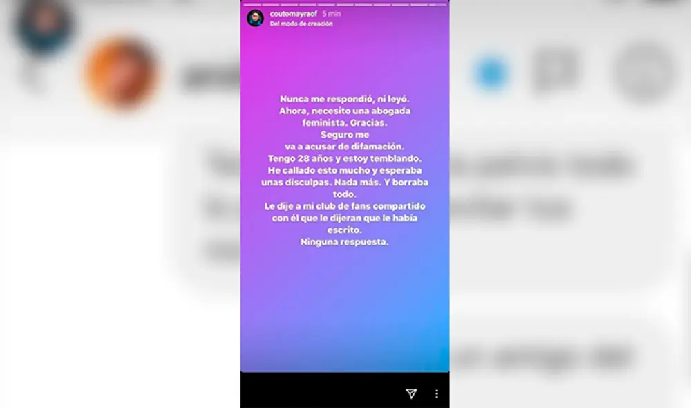 10. Captura: Instagram Mayra Couto