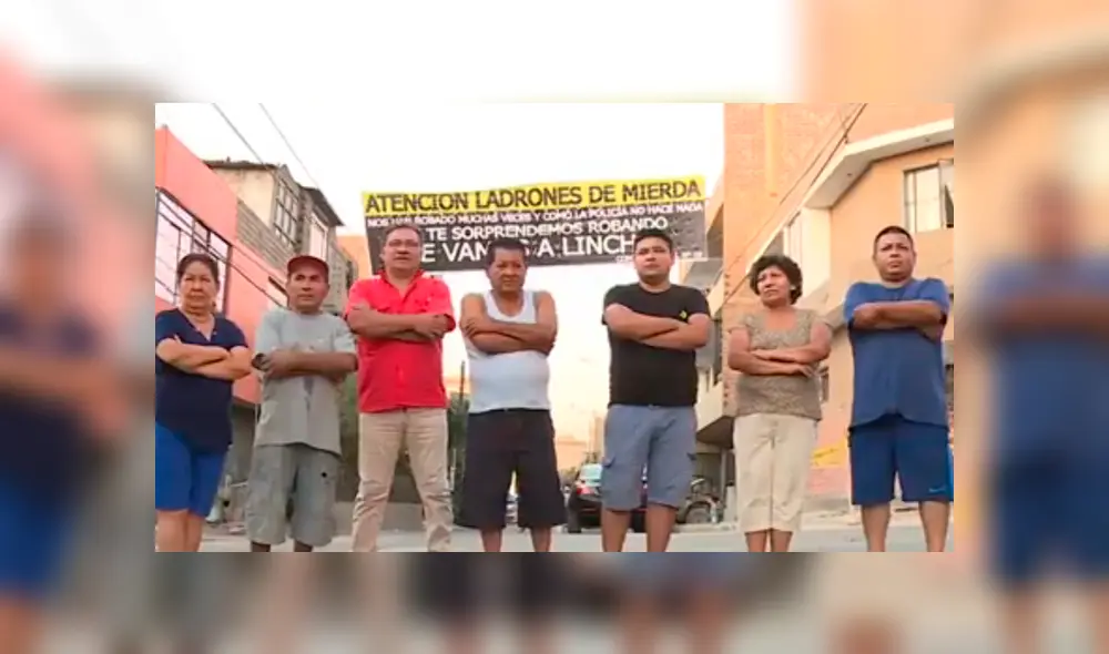 Vecinos denuncian el retiro de cartel que amenazaba a delincuentes [VIDEO]