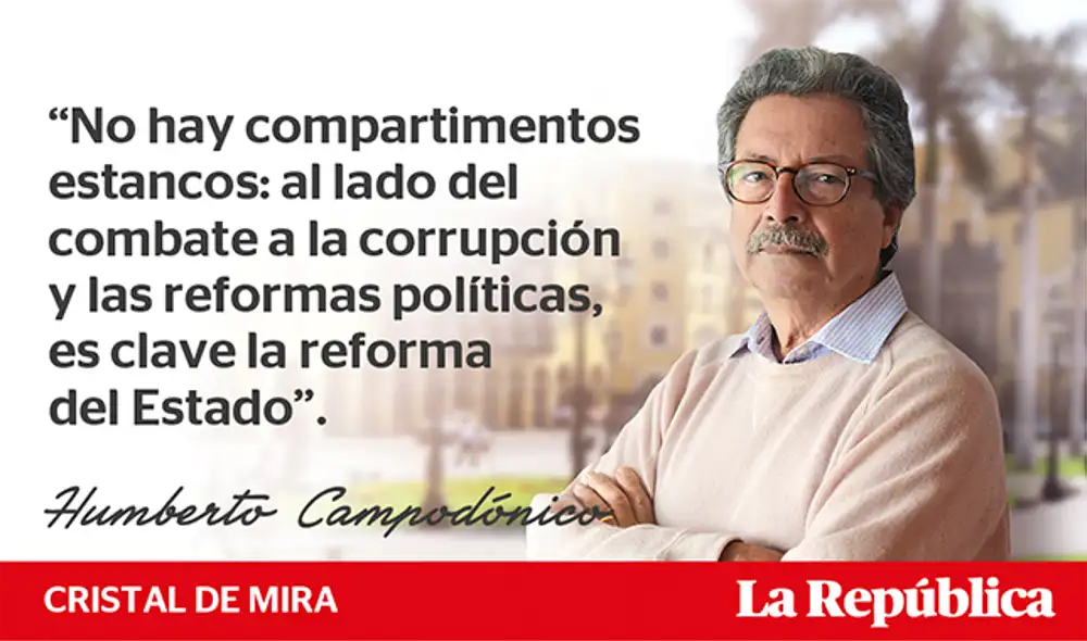 Sin reforma del Estado no vamos a avanzar Sin reforma del Estado no vamos a avanzar