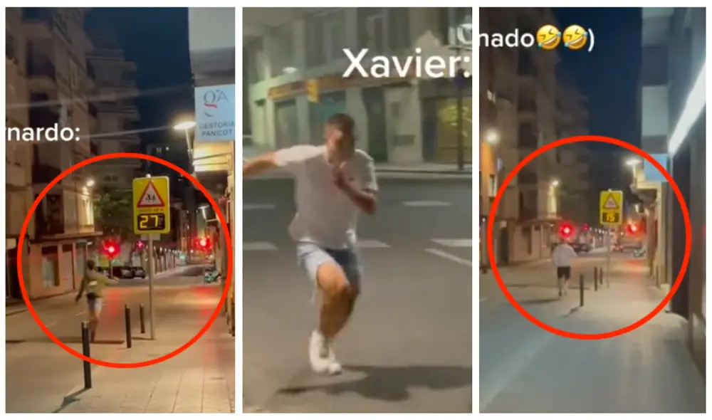 Un grupo de amigos decidieron competir entre quién es el más veloz y lo hicieron con ayuda de un velocímetro en la calle.