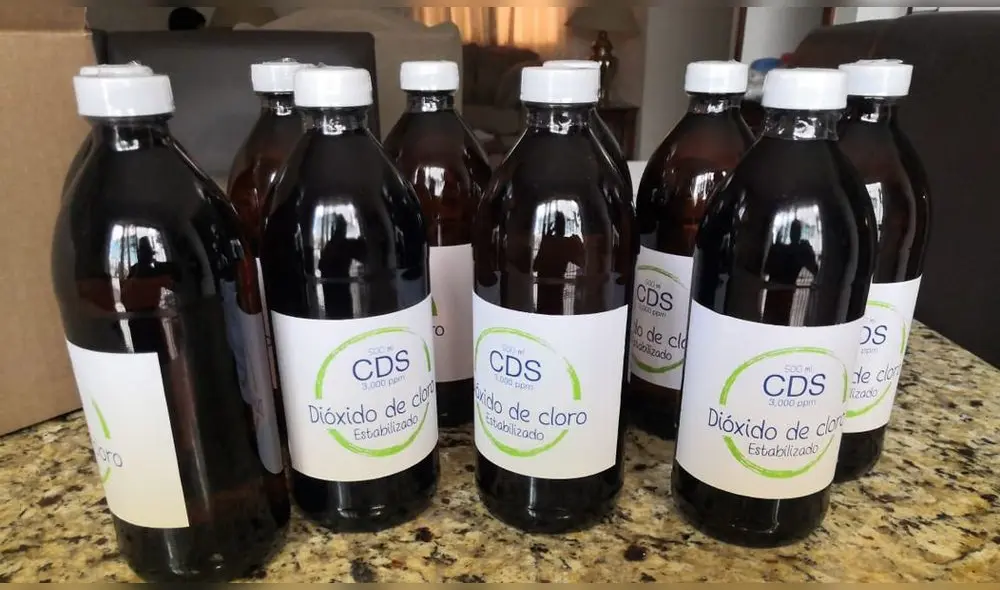 El dióxido de cloro no tiene estudios clínicos que demuestren su efectividad contra la COVID-19. (Foto: Plan V)