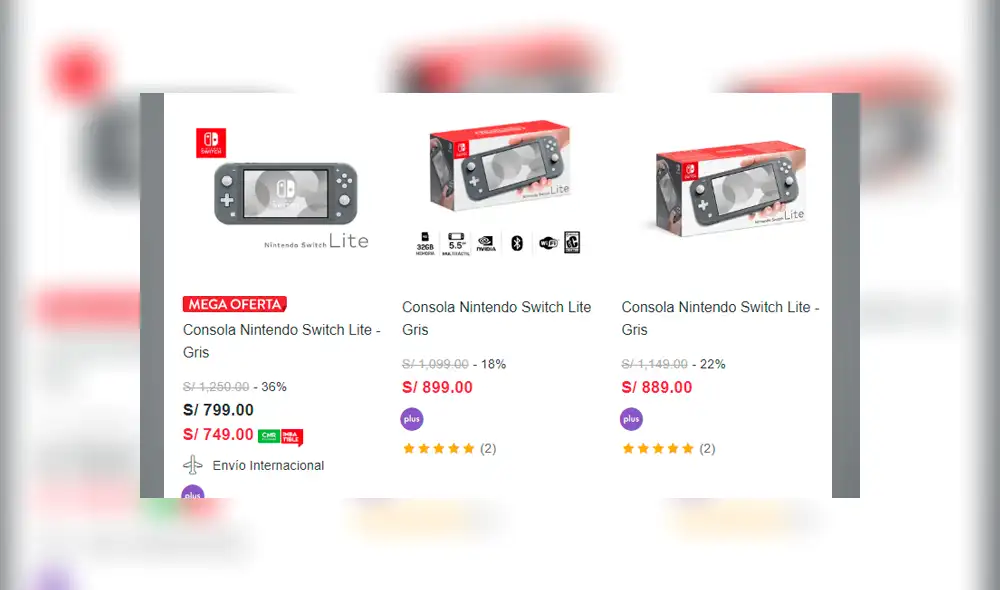 Nintendo Switch Lite alcanza precios increíbles en Perú por los Cyber Days.