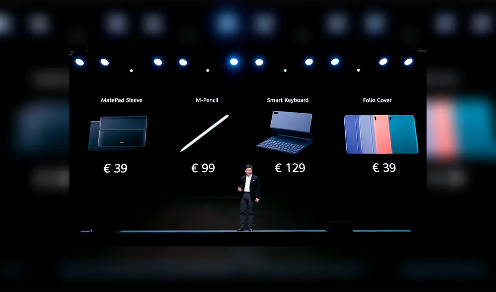 Accesorios oficiales para el Huawei MatePad Pro 5G.