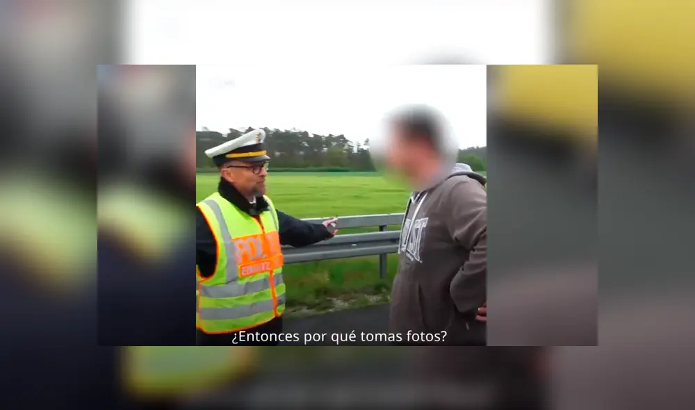 Facebook viral: Policía da incomparable discurso a chofer que tomaba fotos de trágico accidente