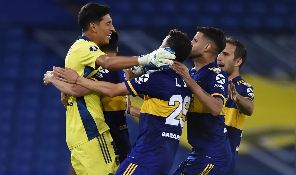 Boca Juniors se enfrenta a Racing Club por la ida de los cuartos de final. En octavos eliminó al Inter de Porto Alegre. Foto: EFE/Marcelo Endelli. Boca Juniors se enfrenta a Racing Club por la ida de los cuartos de final. En octavos eliminó al Inter de Porto Alegre. Foto: EFE/Marcelo Endelli.