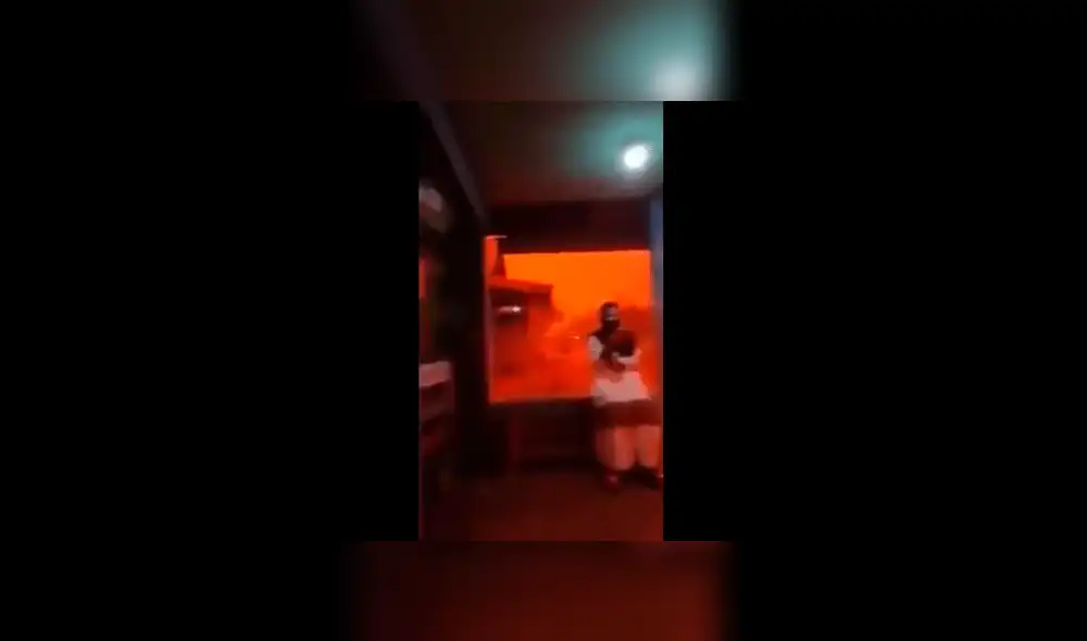 Extraño fenómeno genera que el cielo de Indonesia se tiña de rojo [VIDEO]