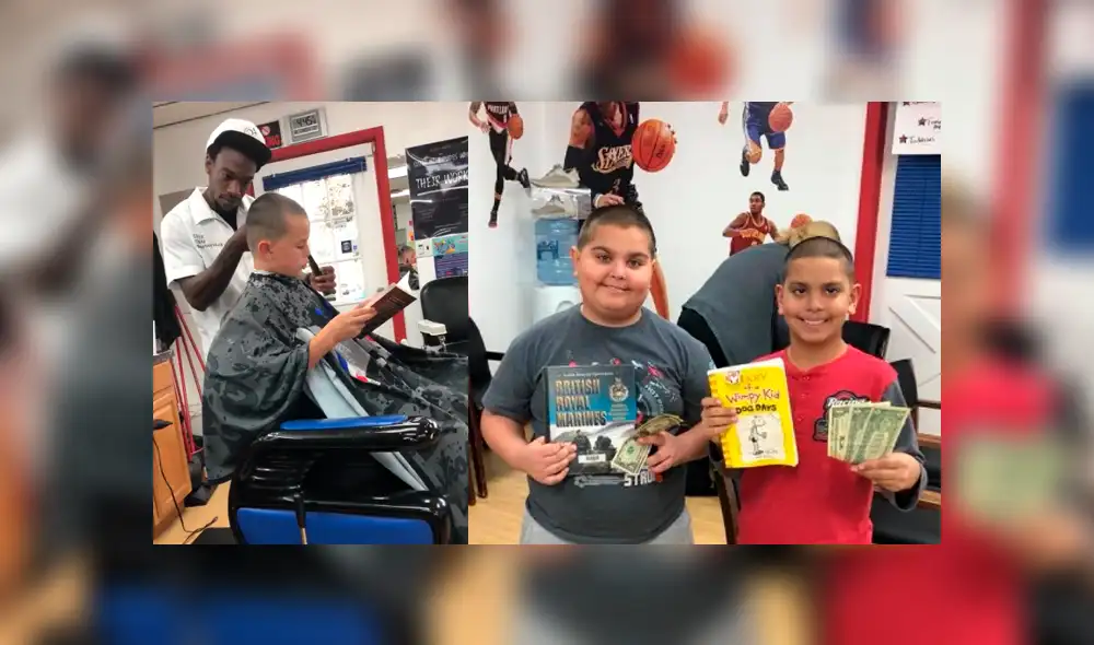 Facebook: peluquería le paga a niños que leen mientras se cortan el cabello por esta increíble razón [VIDEO]