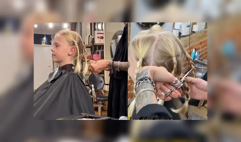 Revisa las imágenes del video viral de Facebook que muestra el valiente gesto de un niño, quien dejó crecer su cabello para luego donarlo a las personas con cáncer. Revisa las imágenes del video viral de Facebook que muestra el valiente gesto de un niño, quien dejó crecer su cabello para luego donarlo a las personas con cáncer.
