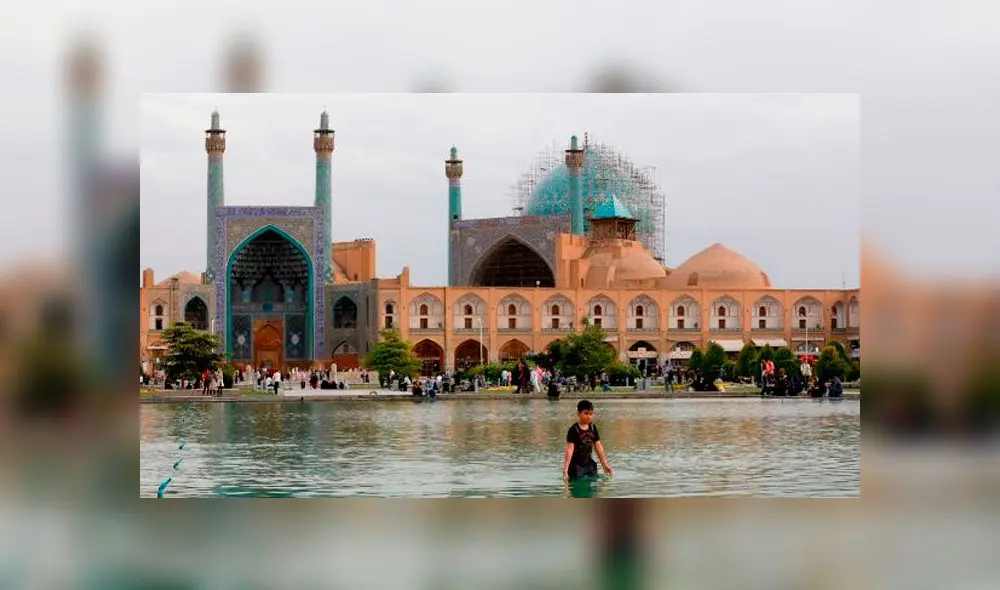 La plaza de Naqsh-e Jahan, en Isfahán de Irán, considerada Patrimonio de la Humanidad. Foto: Difusión