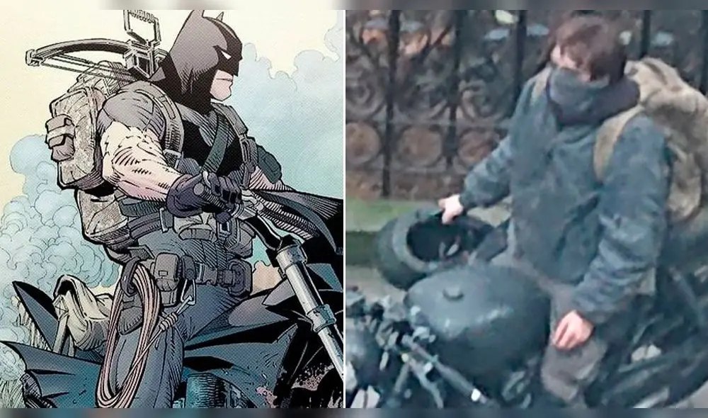 Primer vistazo a Robert Pattinson como Bruce Wayne en el set. Foto: Twitter Primer vistazo a Robert Pattinson como Bruce Wayne en el set. Foto: Twitter