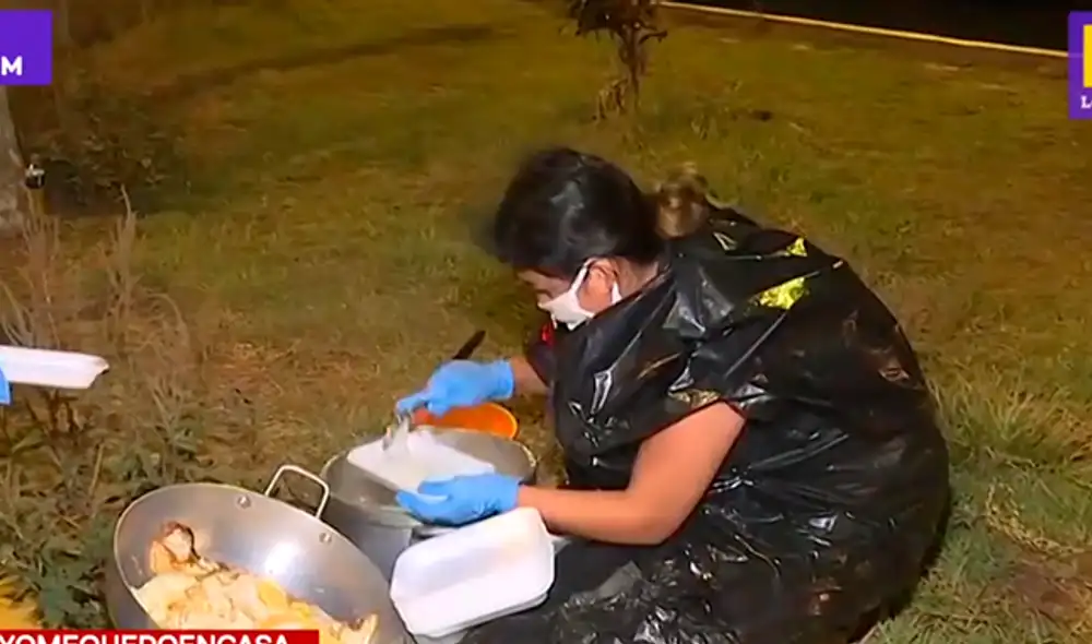 SMP cena huevo frito piura