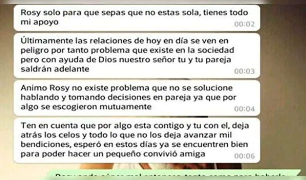 WhatsApp: Señora revela "por error" que su hijo es infiel a extraño [FOTOS]