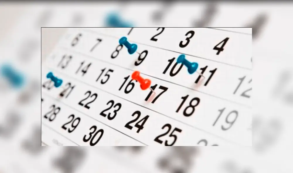 ¿Qué feriados y días no laborables quedan en el 2018?