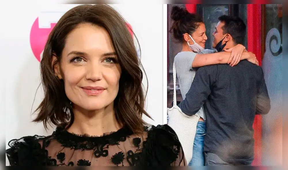 Katie Holmes sostiene una romance con el chef Emilio Vitolo, ocho años menor que ella Crédito: fotocomposición