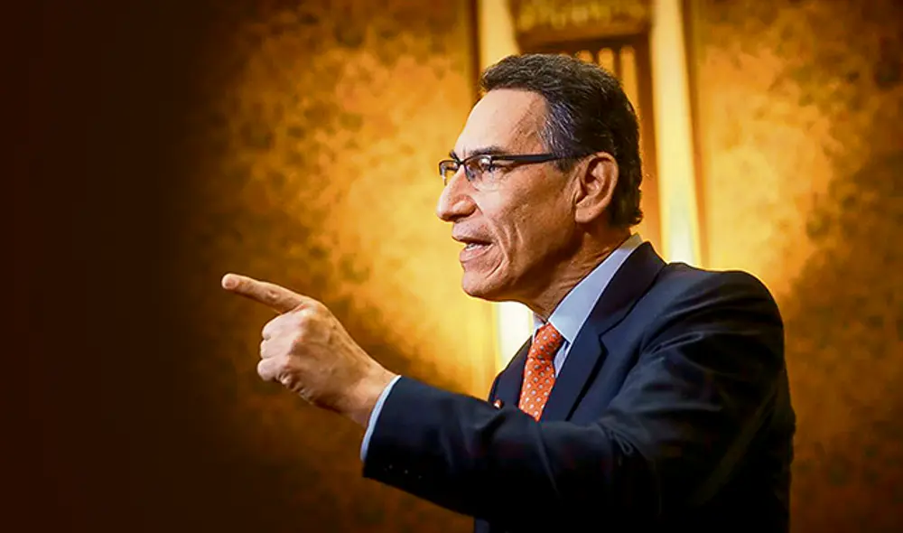 Martín Vizcarra anunció un referéndum para eliminar la impunidad parlamentaria. Foto: Andina