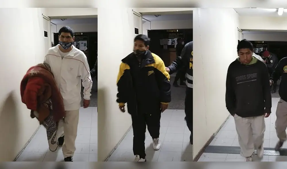 Tres sujetos fueron detenidos acusados de matar a joven para robarle su celular. Foto: PNP