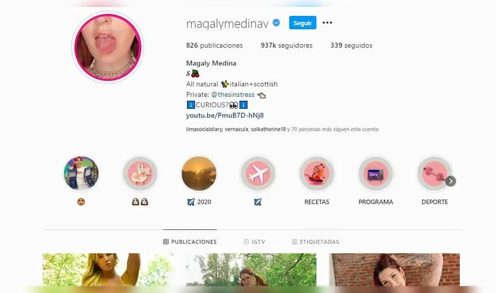 Foto captura: Magaly Medina Instagram Foto captura: Magaly Medina Instagram