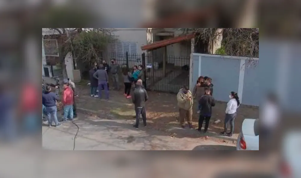 Los usurpadores lograron escapar, pero olvidaron a la abuela en el interior del domicilio. Foto: TN