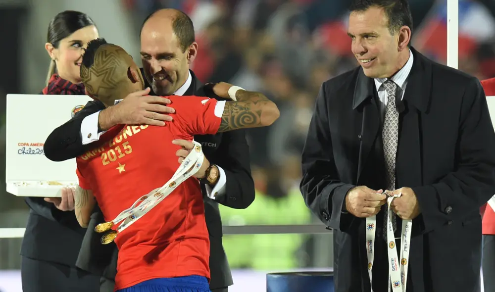 Chile salió campeón por primera vez en su historia ante Argentina. (Créditos: AFP)