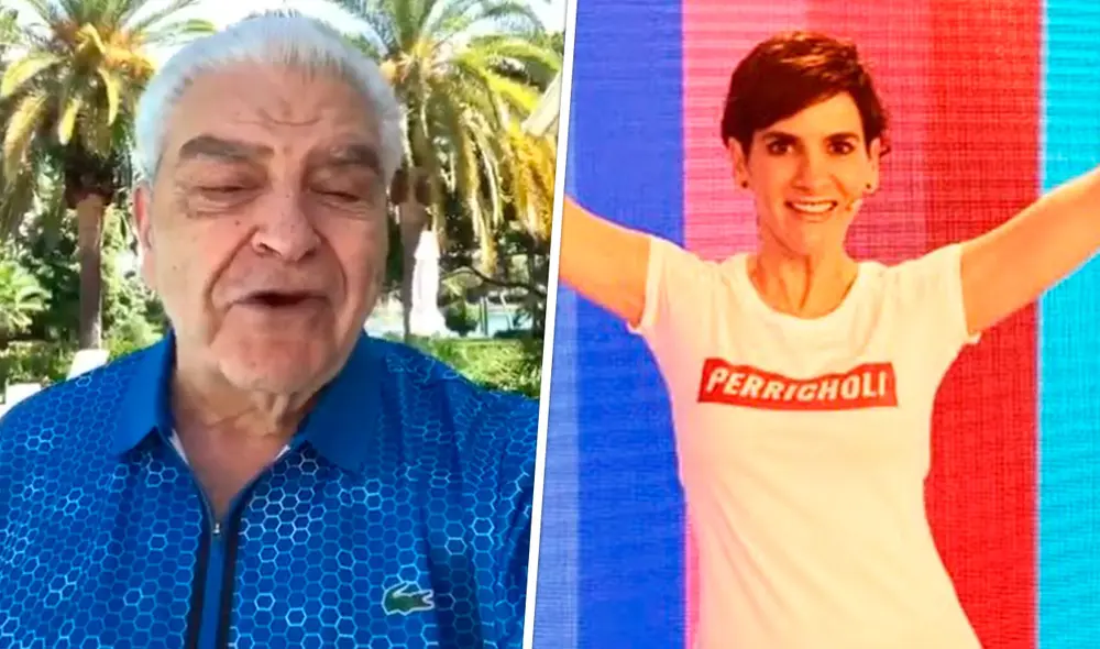 La conductora de televisión compartió el saludo en sus historias de Instagram. Foto: composición de Instagram