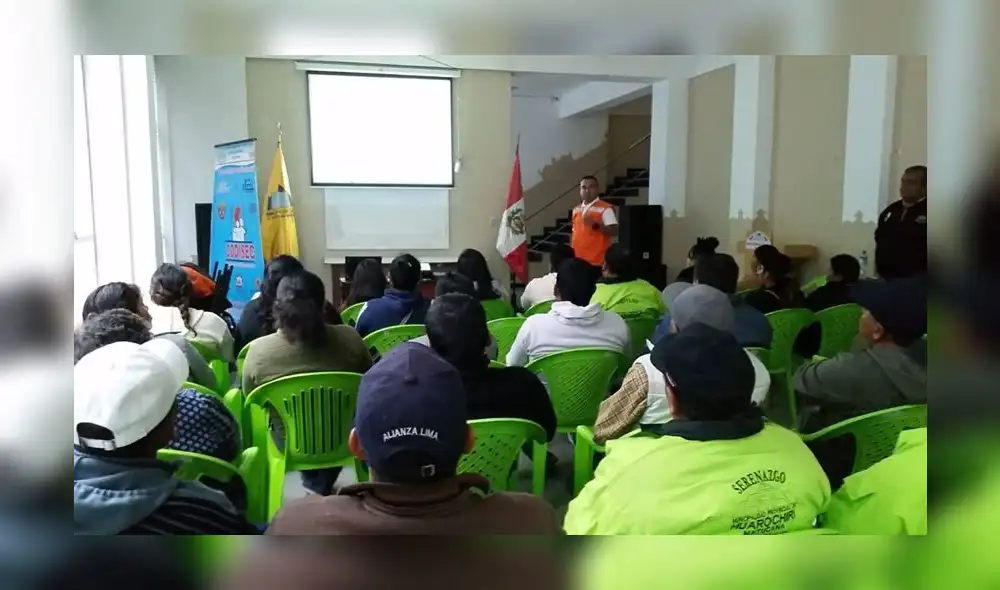 Convocan a la ciudadanía a simulacro ante posible huayco en Huarochirí