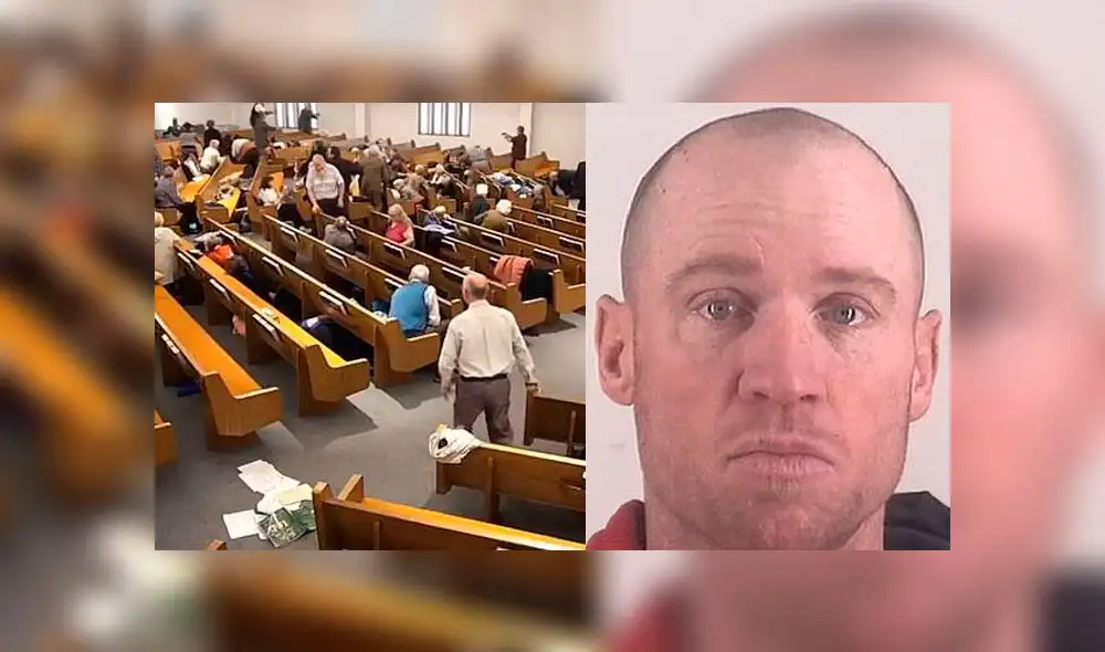 Keith Thomas Kinnunen, el perfil del hombre que mató a dos personas dentro de una iglesia. Foto: difusión