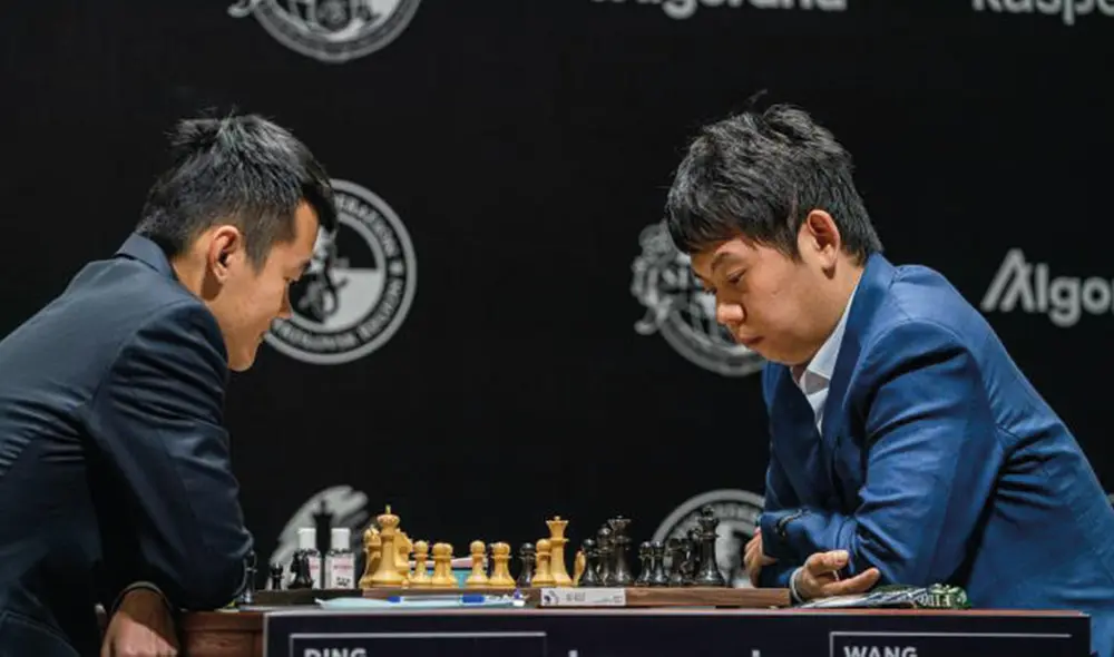 Wang Hao dio la sorpresa al vencer a su compatriota Ding Liren. Foto: FIDE.