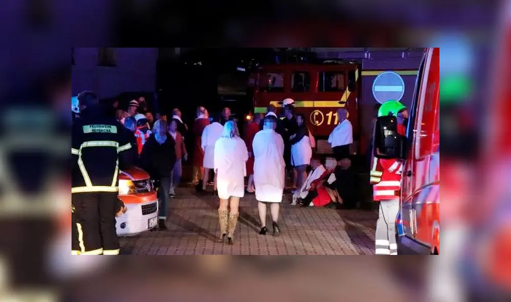 Miembros de una orgía masiva corren por su vida tras fuga de gas [VIDEO]