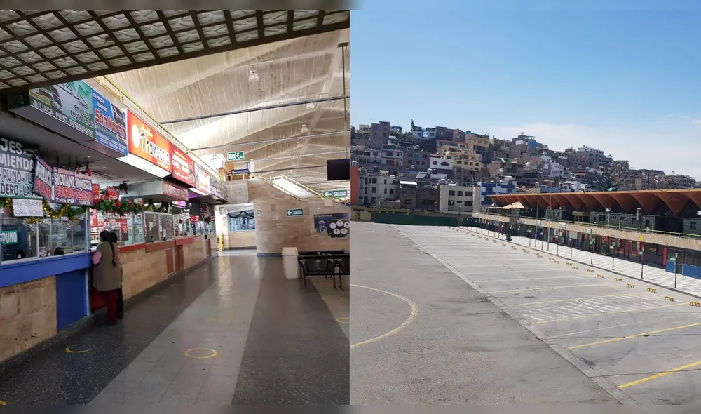 Terminal de terrestre de Arequipa sin movimiento debido a protestas. Foto: Wilder Pari/URPI Terminal de terrestre de Arequipa sin movimiento debido a protestas. Foto: Wilder Pari/URPI
