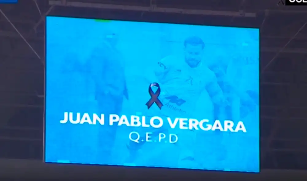 El desaparecido futbolista de Deportivo Binacional recibió emotivo homenaje en la antesala del partido entre Alianza Lima vs. Sporting Cristal en el Estadio Nacional.