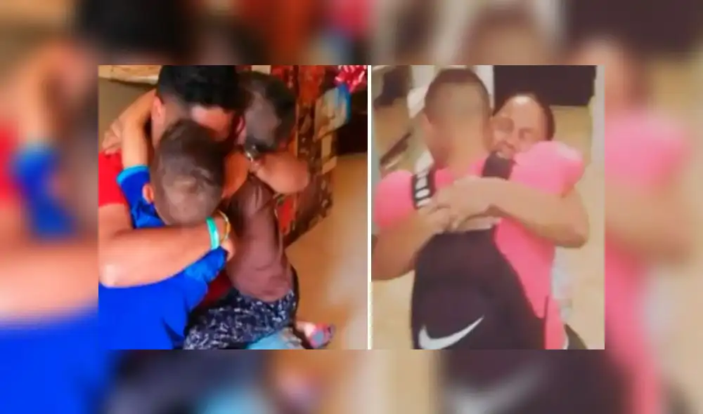Los emotivos reencuentros de venezolanos con sus familiares por Navidad. Foto: captura Los emotivos reencuentros de venezolanos con sus familiares por Navidad. Foto: captura