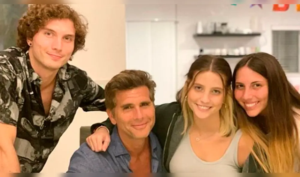 Christian Meier celebró sus 50 años con una foto junto a sus hijos la cual fue tomada por Gian Marco