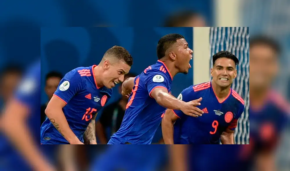 Argentina vs. Colombia: disparo cruzado de Roger Martínez terminó en golazo por el 1-0 [VIDEO]