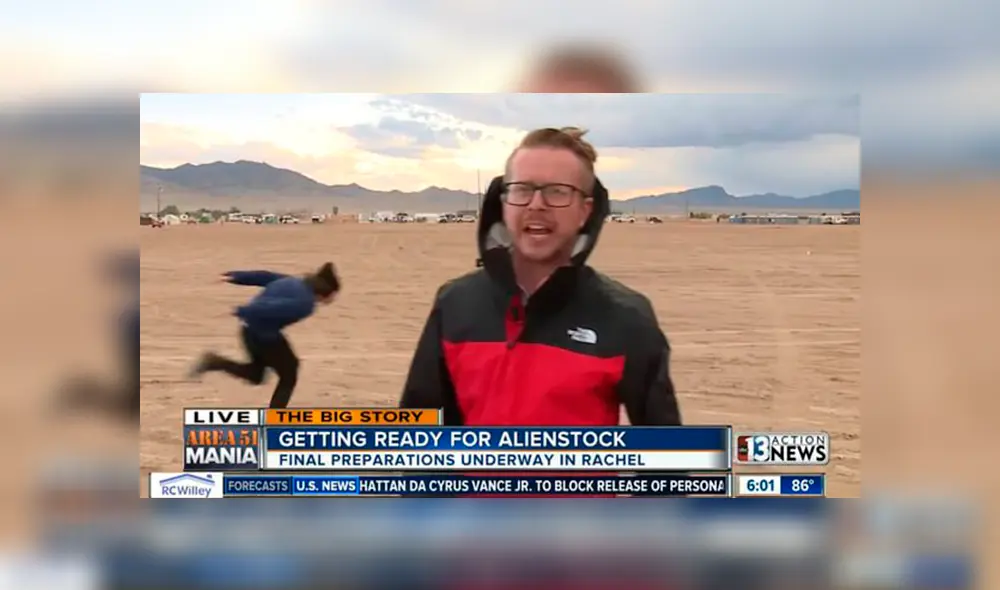 Facebook viral: periodista transmite en vivo desde el ‘Área 51’ y capta a joven que corre como ‘Naruto’ Facebook viral: periodista transmite en vivo desde el ‘Área 51’ y capta a joven que corre como ‘Naruto’