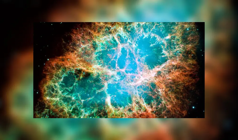 Científicios captan rayo de luz jamás visto en la historia. Foto: NASA.