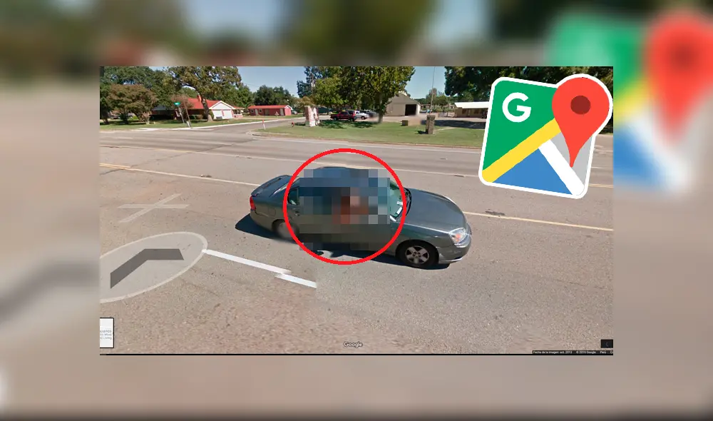 Google Maps: terrorífica 'criatura' fue captada viajando al interior de un auto [FOTOS]