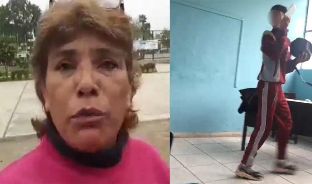 Madre de familia denunció amenazas. Foto: Captura. Madre de familia denunció amenazas. Foto: Captura.