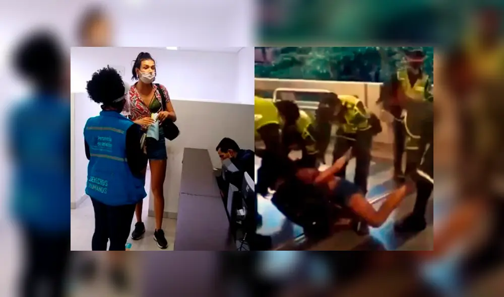 La joven afirmó que se dirigía a un centro de salud para una cita médica. Foto: Personería de Medellín / captura Noticias Caracol