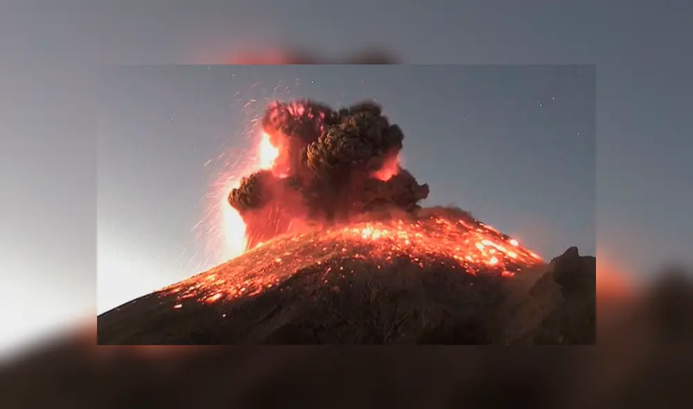 En enero del 2020, el Popocatéptl generó una fumarola de 3 kilómetros y arrojó material incandescente en las laderas cercanas. (Foto: EIUTB) En enero del 2020, el Popocatéptl generó una fumarola de 3 kilómetros y arrojó material incandescente en las laderas cercanas. (Foto: EIUTB)