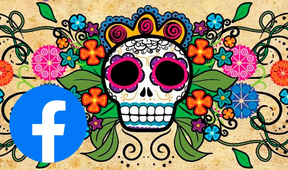 Facebook celebra el Día de los Muertos desde su plataforma con avatares personalizados. Foto composición La República / Vía Pinterest