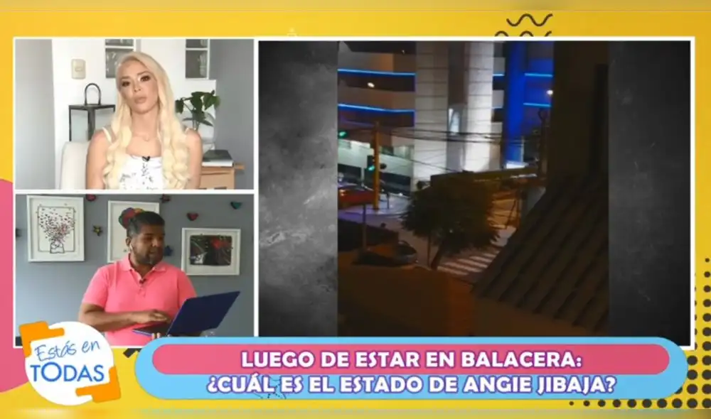 Sheyla Rojas y Choca Mandros. Fuente: América televisión Sheyla Rojas y Choca Mandros. Fuente: América televisión