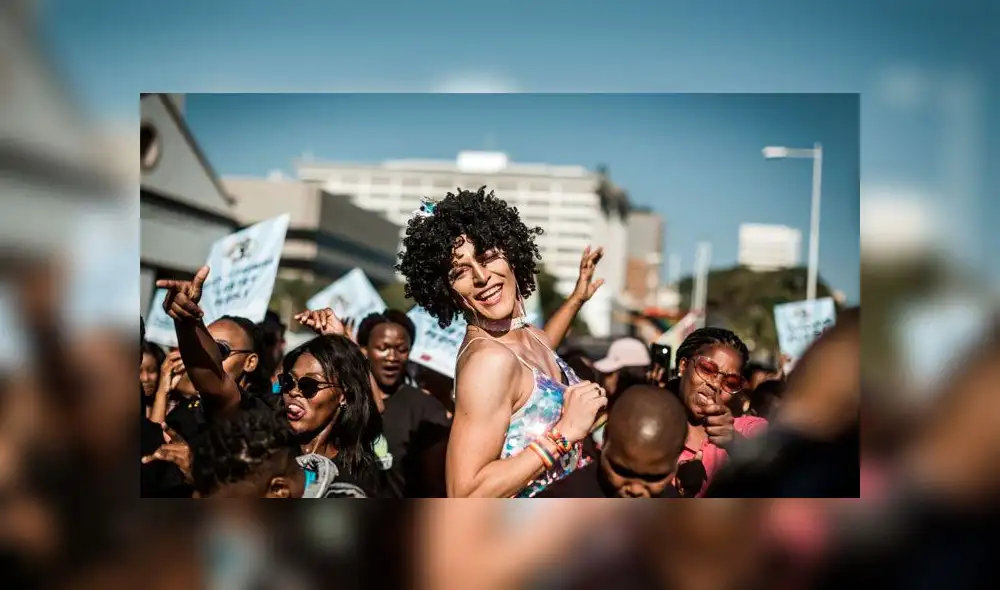 Sudáfrica. Desfile del orgullo gay en Durban. Foto: AFP. Sudáfrica. Desfile del orgullo gay en Durban. Foto: AFP.
