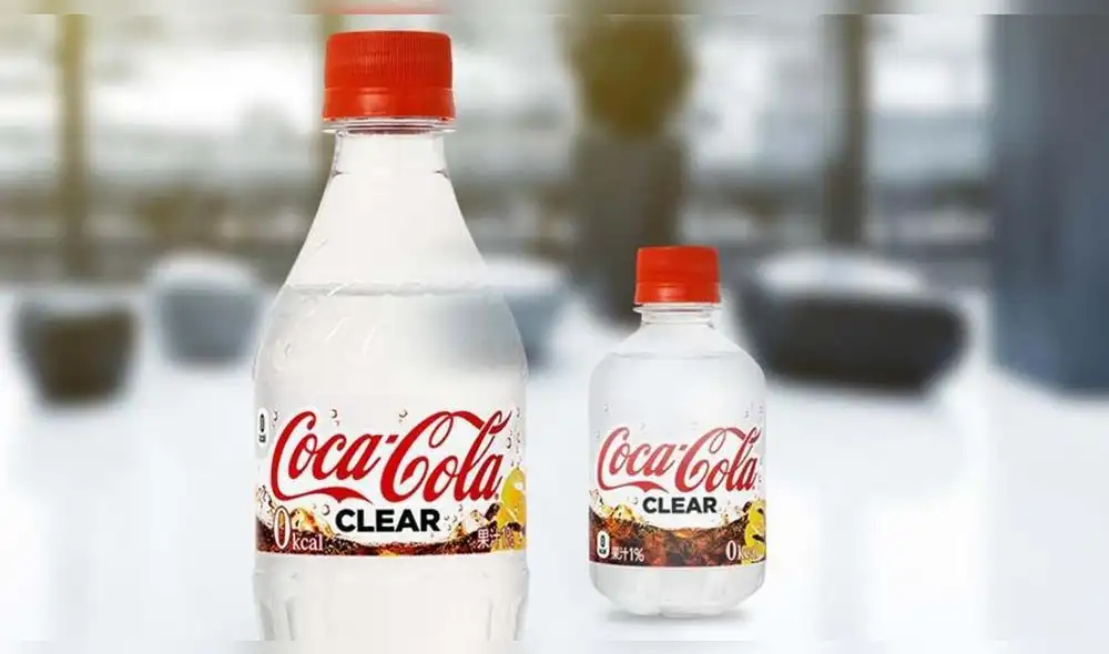 Coca-Cola Clear, la nueva gaseosa transparente de la compañía
