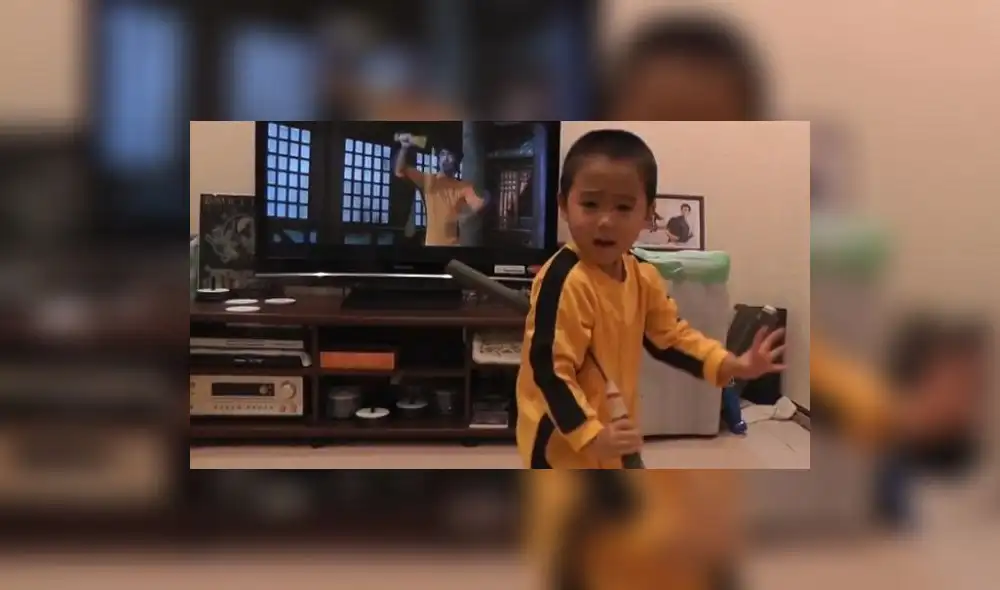 Youtube: Niño que imita a Bruce Lee causa furor en redes [VIDEO]